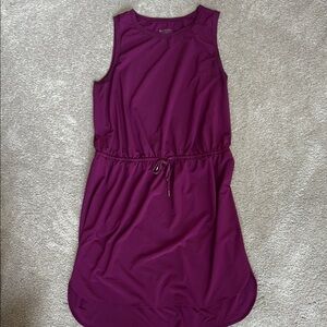Athleta Pink and Purple Sleeveless Mini Sundress